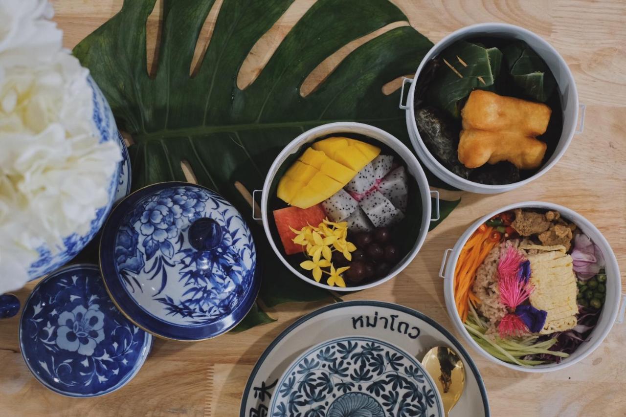 Matou Hostel & Cafe Ban Laem Muang Buitenkant foto